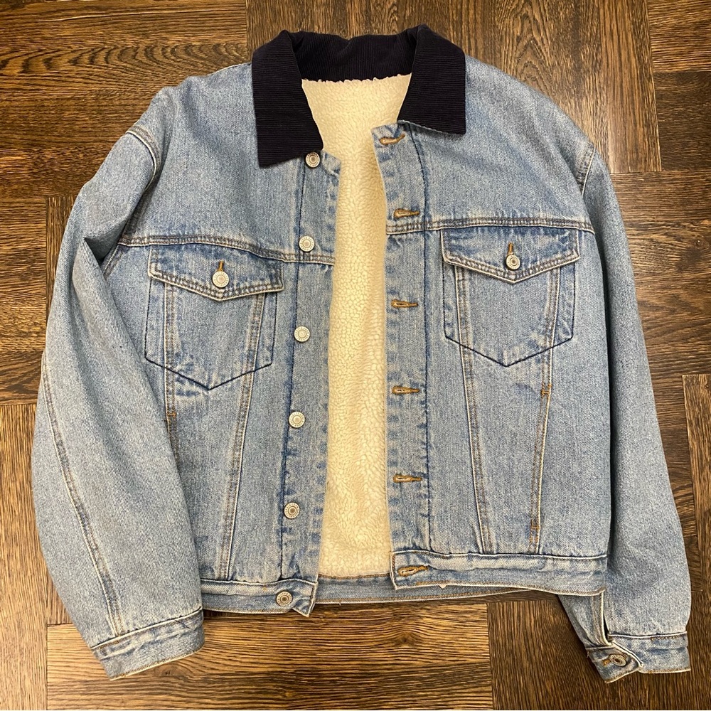 Brandy Melville Shaine Denim Corduroy Jacket